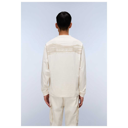 Napapijri Ανδρική μακρυμάνικη μπλούζα S-Back Graphic Longsleeve Tee